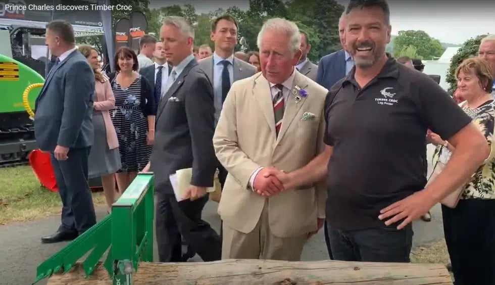 When Prince Charles meets Timber Croc