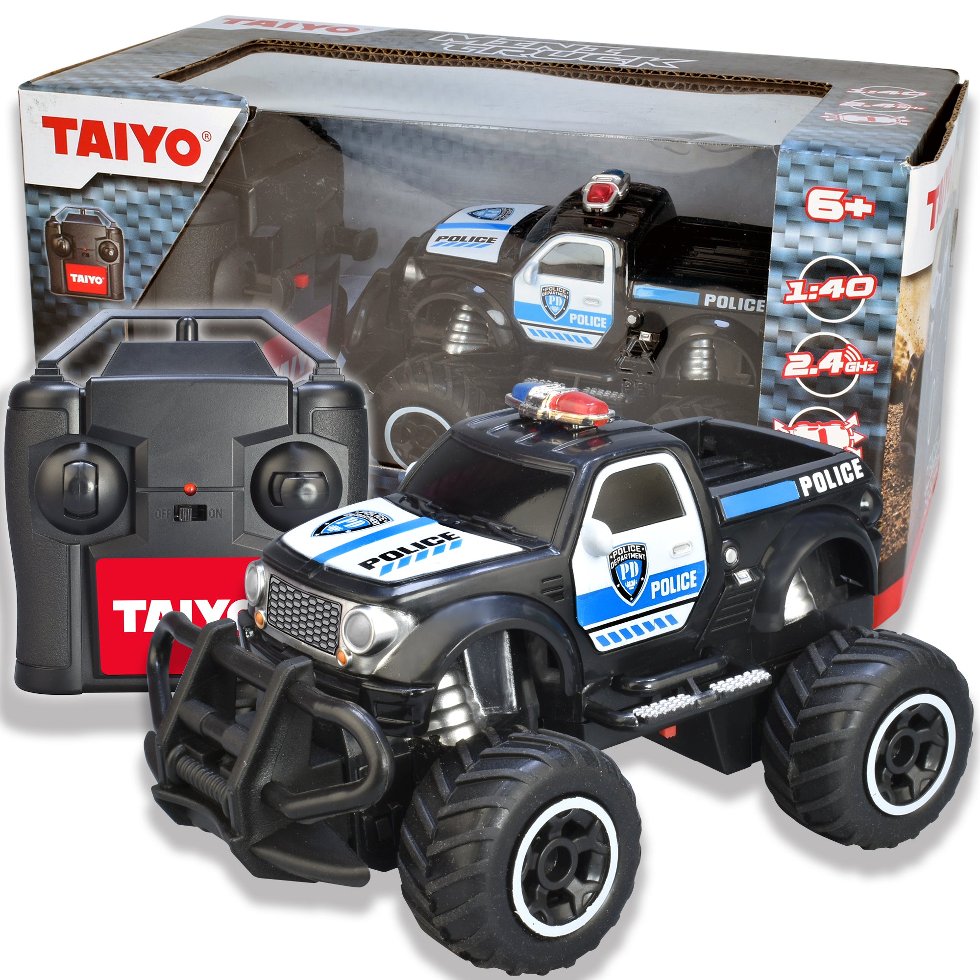 remote control police monster truck