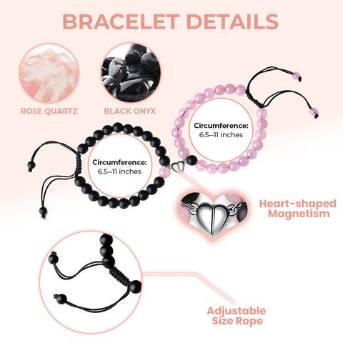 Oveallgo™ HarmonyBond Magnetic Love Bracelets for Couples