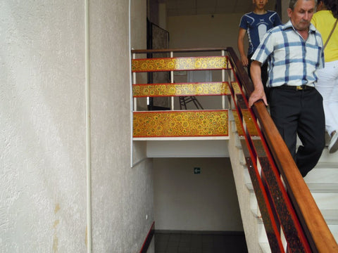 ホフロマ塗工房　階段