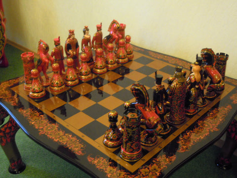 ホフロマ塗　チェス盤