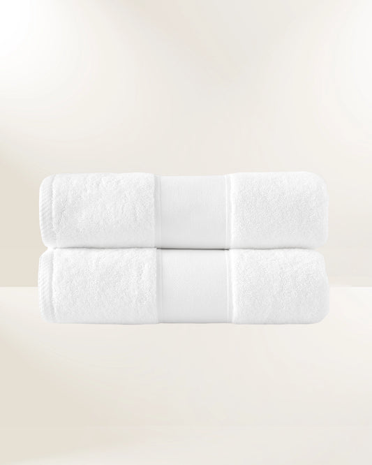 Lux White Bath Towel