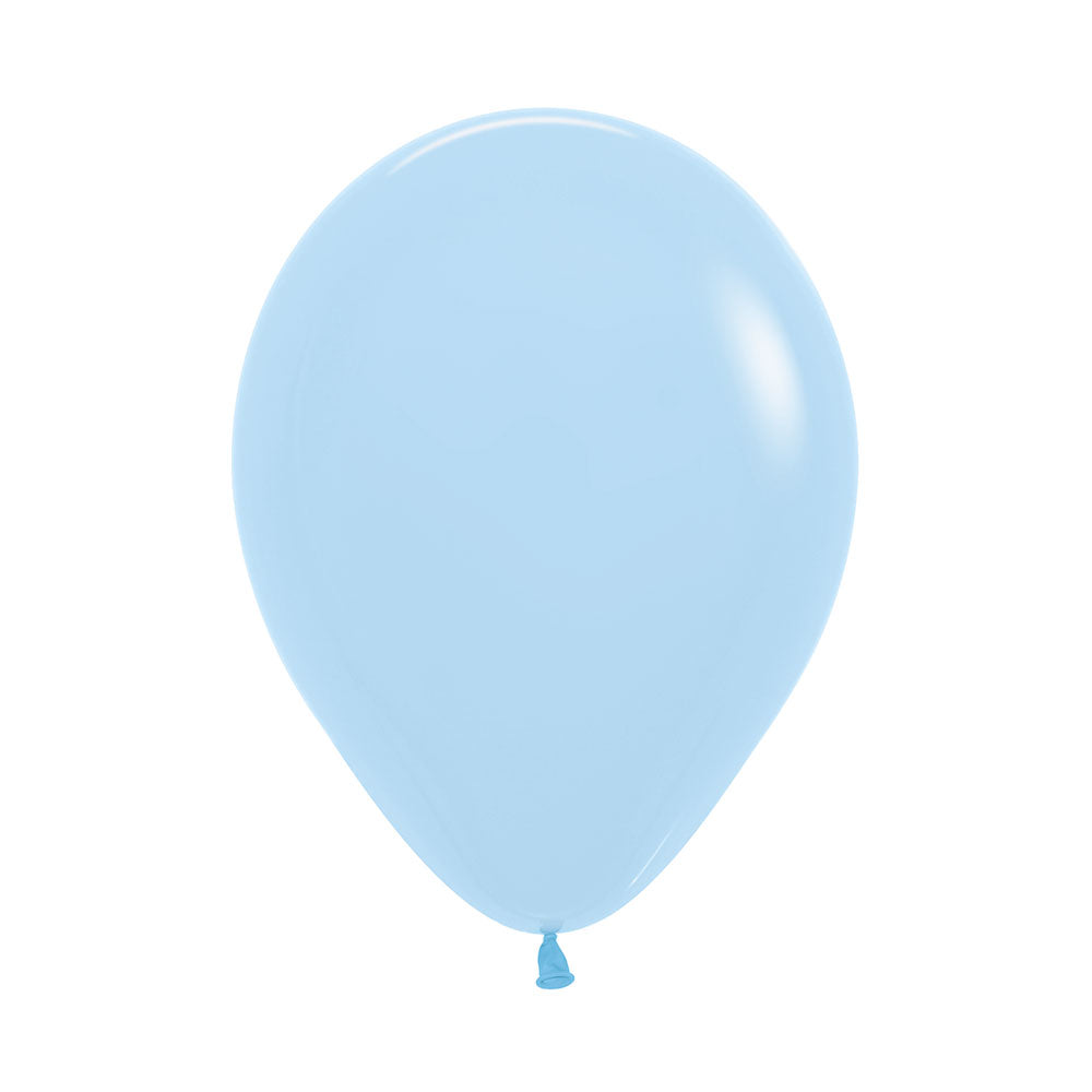 11” balloon - matte pastel blue - LolliLoot