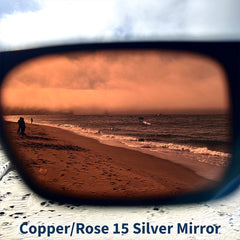 View Through Copper / Rose 15 Silver Mirror Tajima Lenses