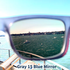 View Through Gray 15 Blue Mirror Tajima Lenses