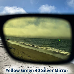 View Through Yellow Green 40 Silver Mirror Tajima Lenses
