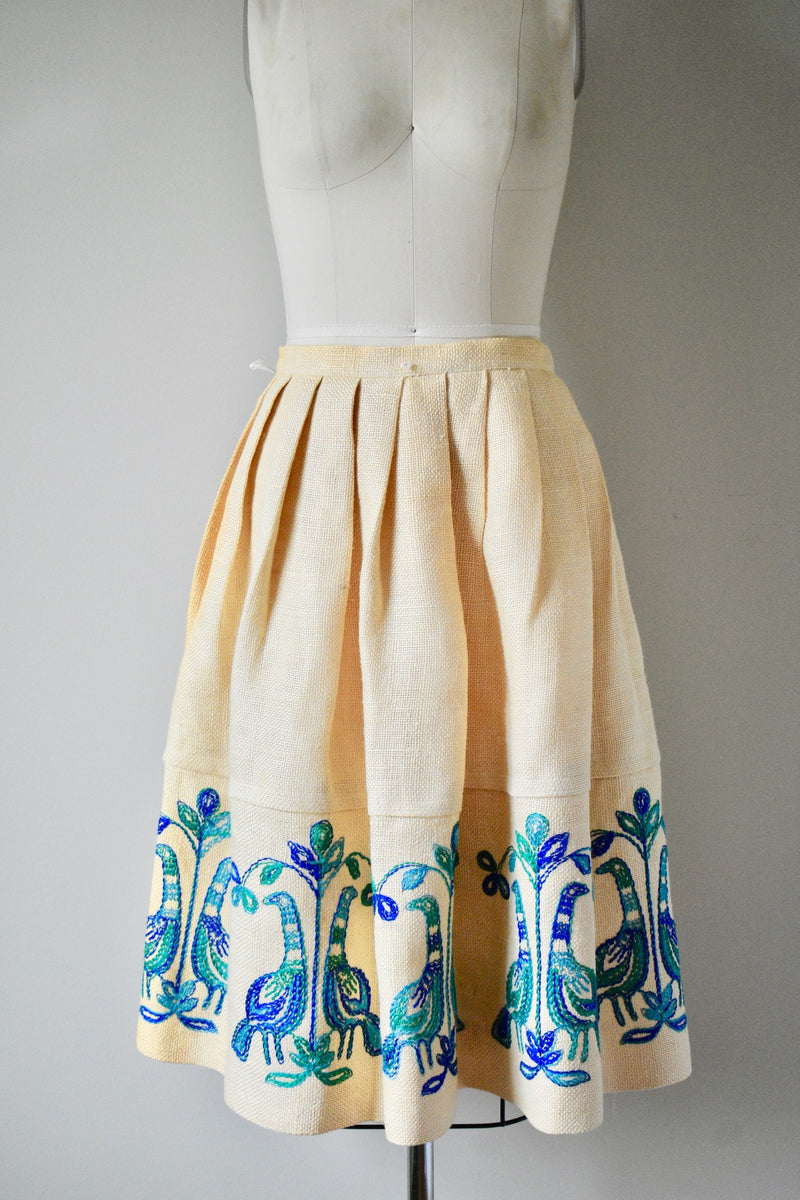 1950s beige skirt