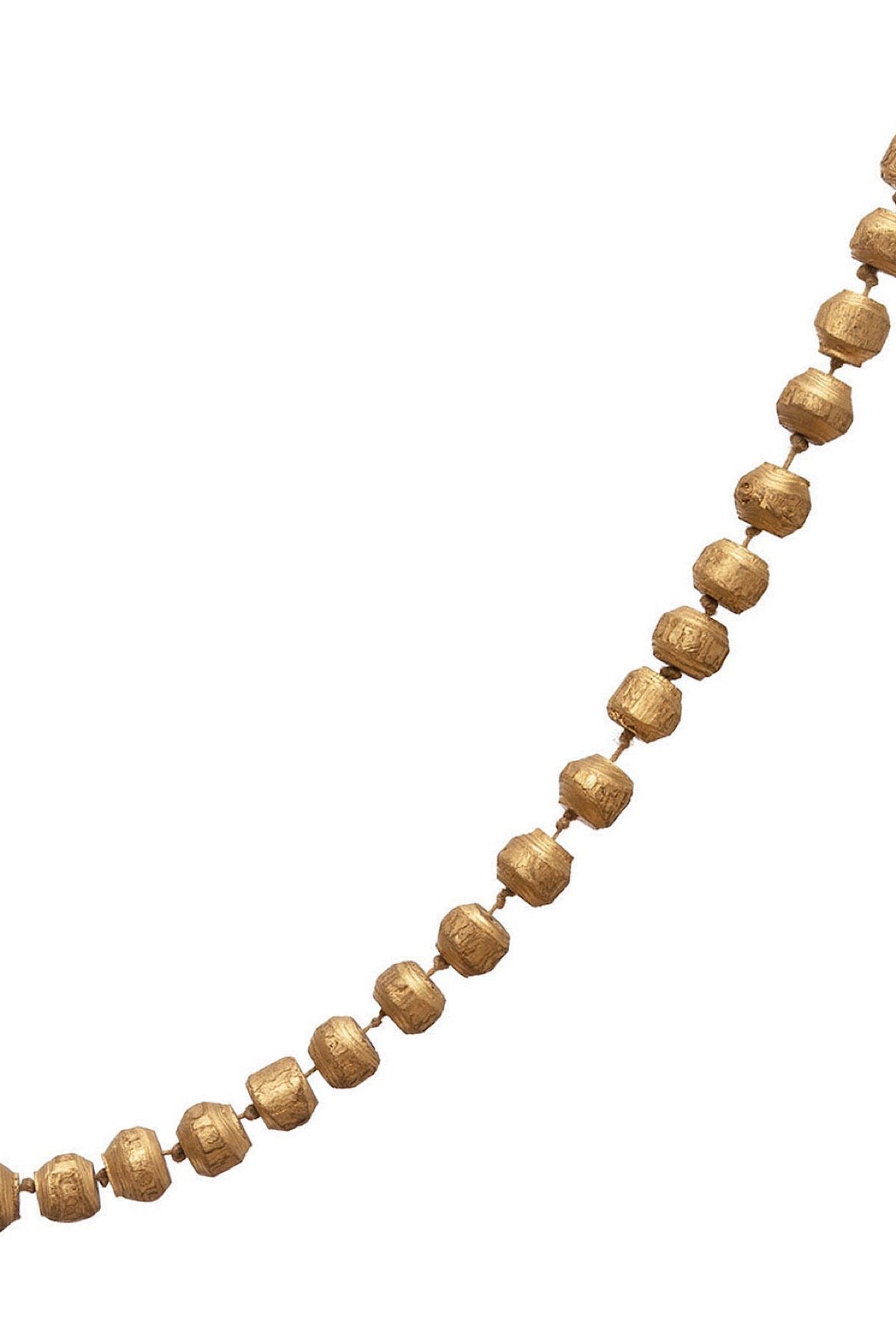 Paulownia Wood Bead Swag Garland