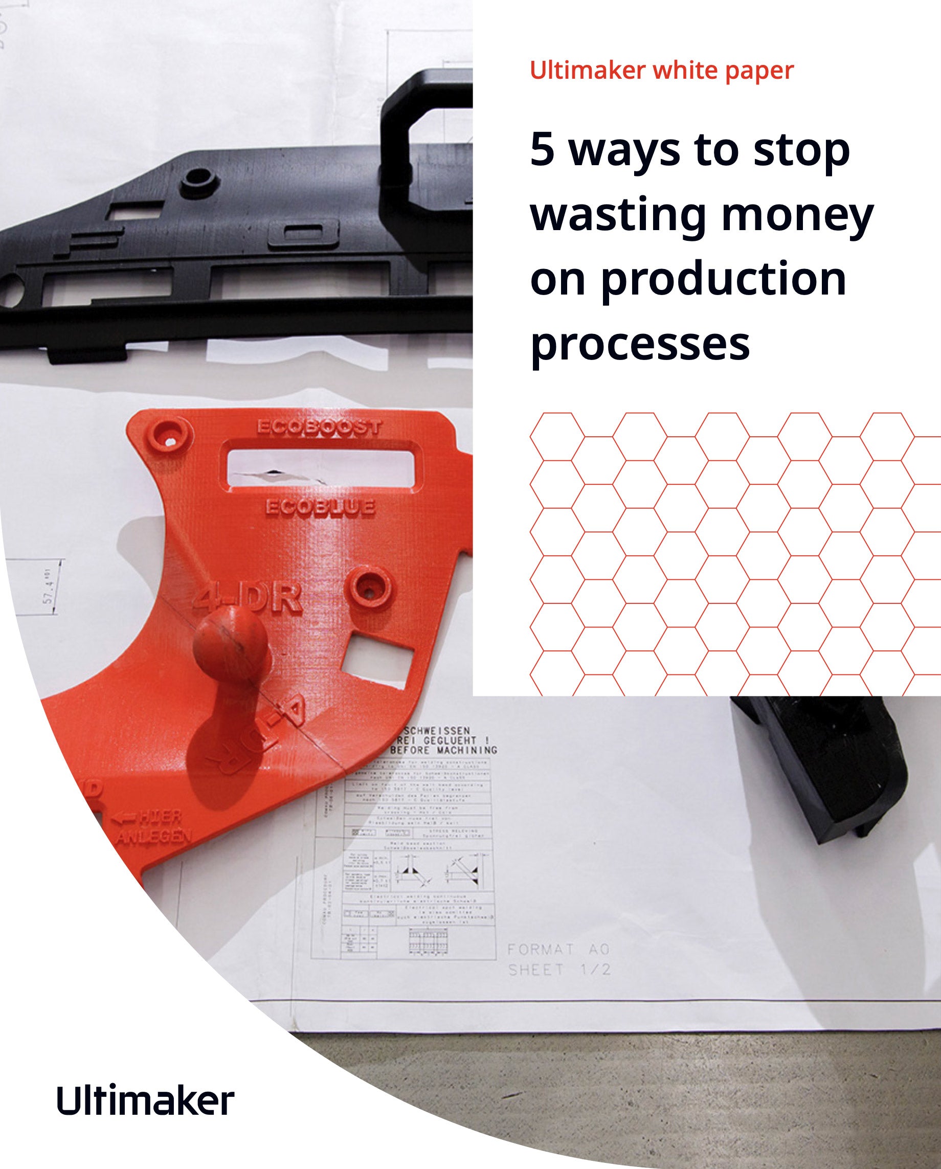 5 ways to stop wasting money on production processes white paper front cover