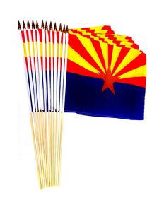 12"x18" State Stick Flags