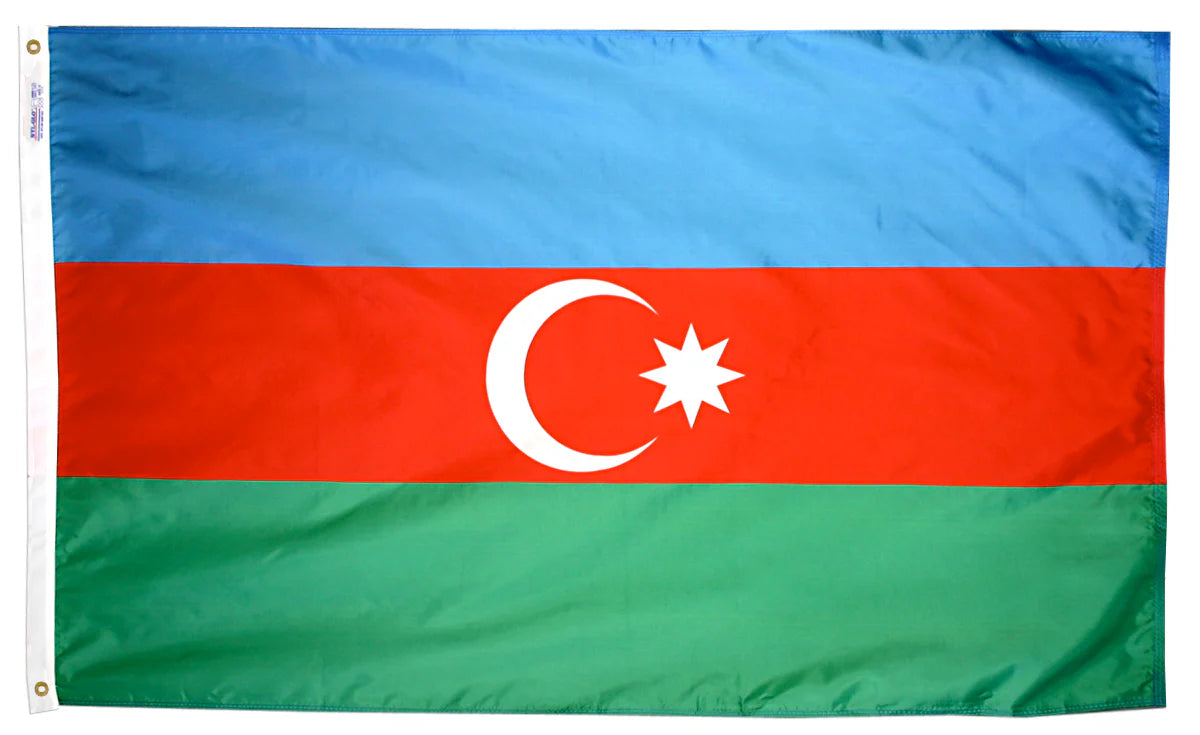Azerbaijan 3′x5′ Nylon Flag