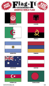 Flag-It Flag Stickers