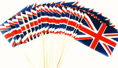 Miniature Cotton World Flags<br>24 Flags Per Pack