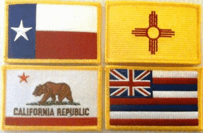 State Flag Patches - Rectangle