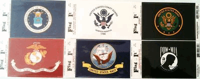 US Military Flag Decals