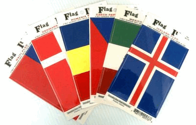 World Flag Vinyl Decals