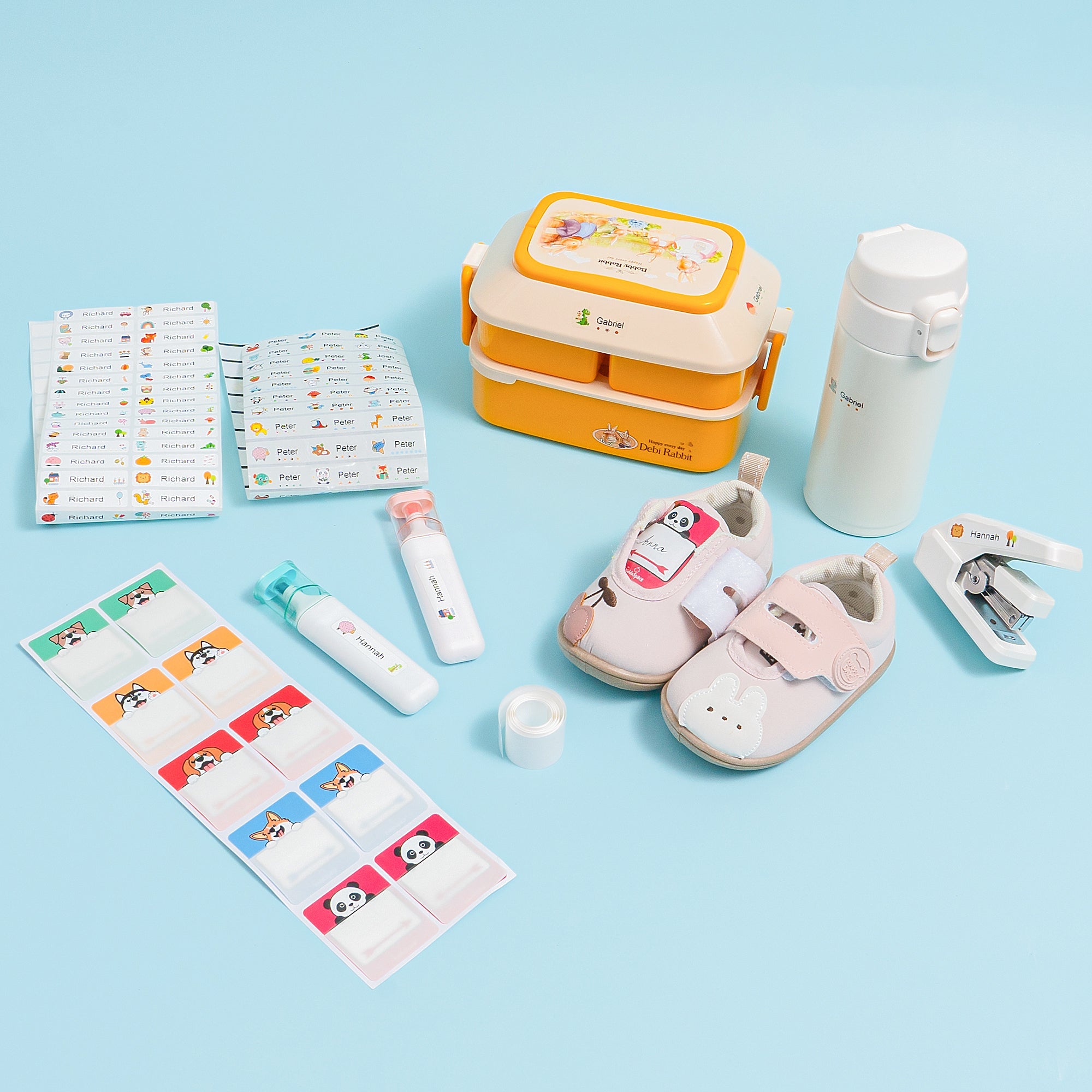 KiddoStamp™ - Complete Labelling Kit - TheKiddoSpace AU product image