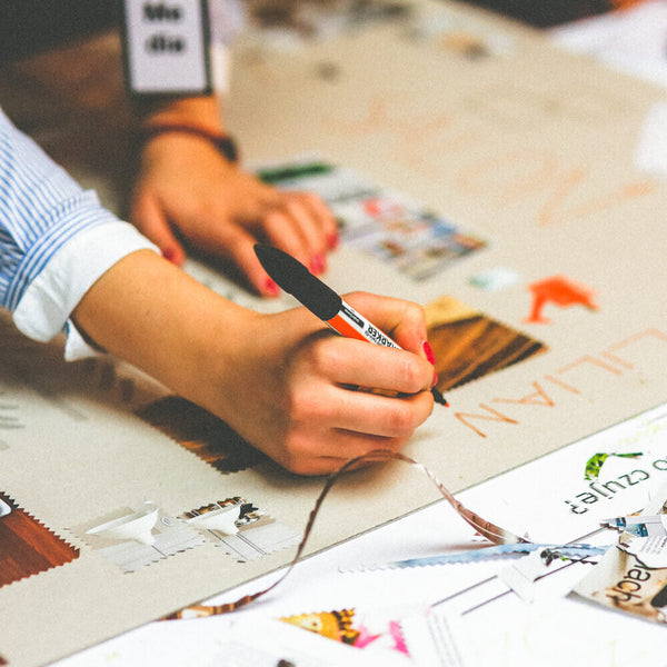 Sprinkle Club - A woman making a handmade gift for her Dad