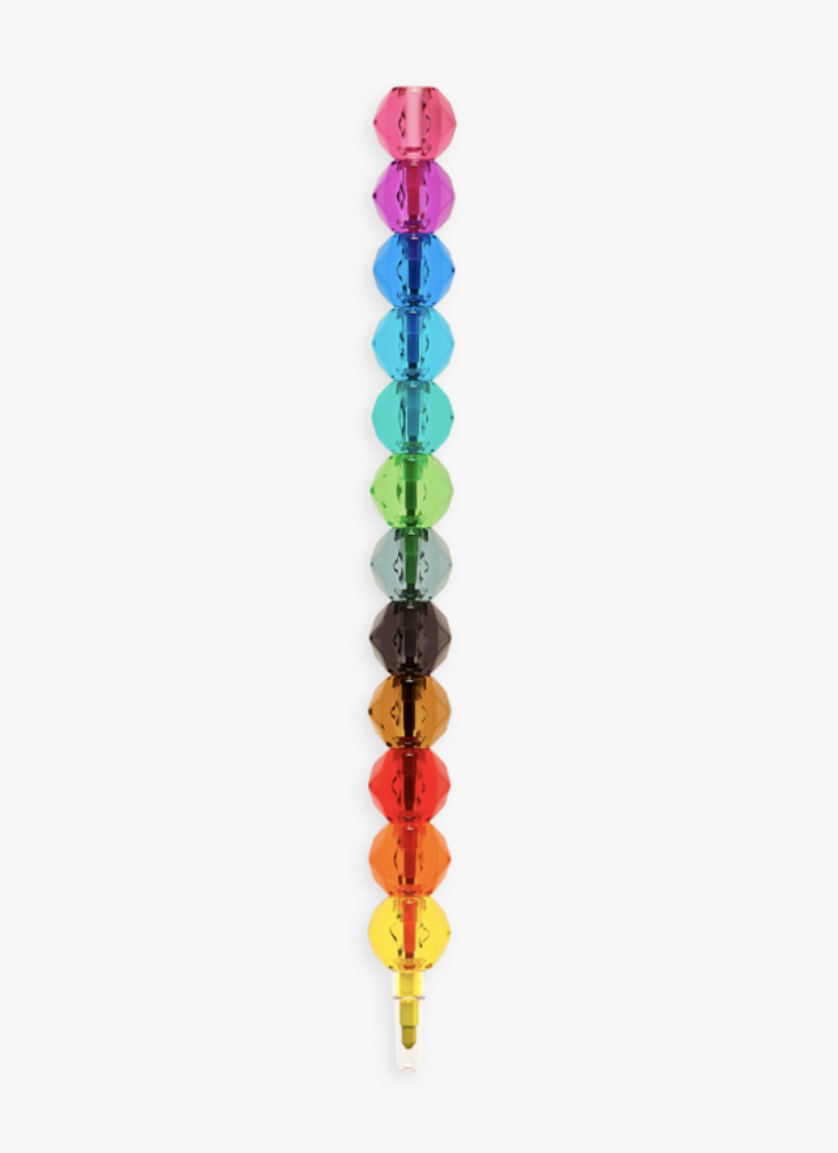 Rainbow Scoop's Vanilla Scented Stacking Erasable Crayon - The