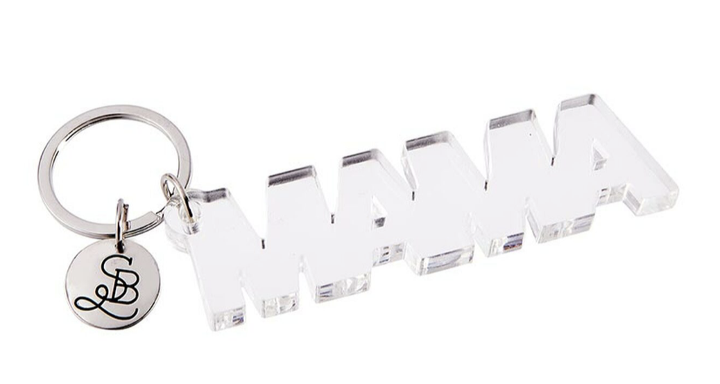 Acrylic Word Keychain - House