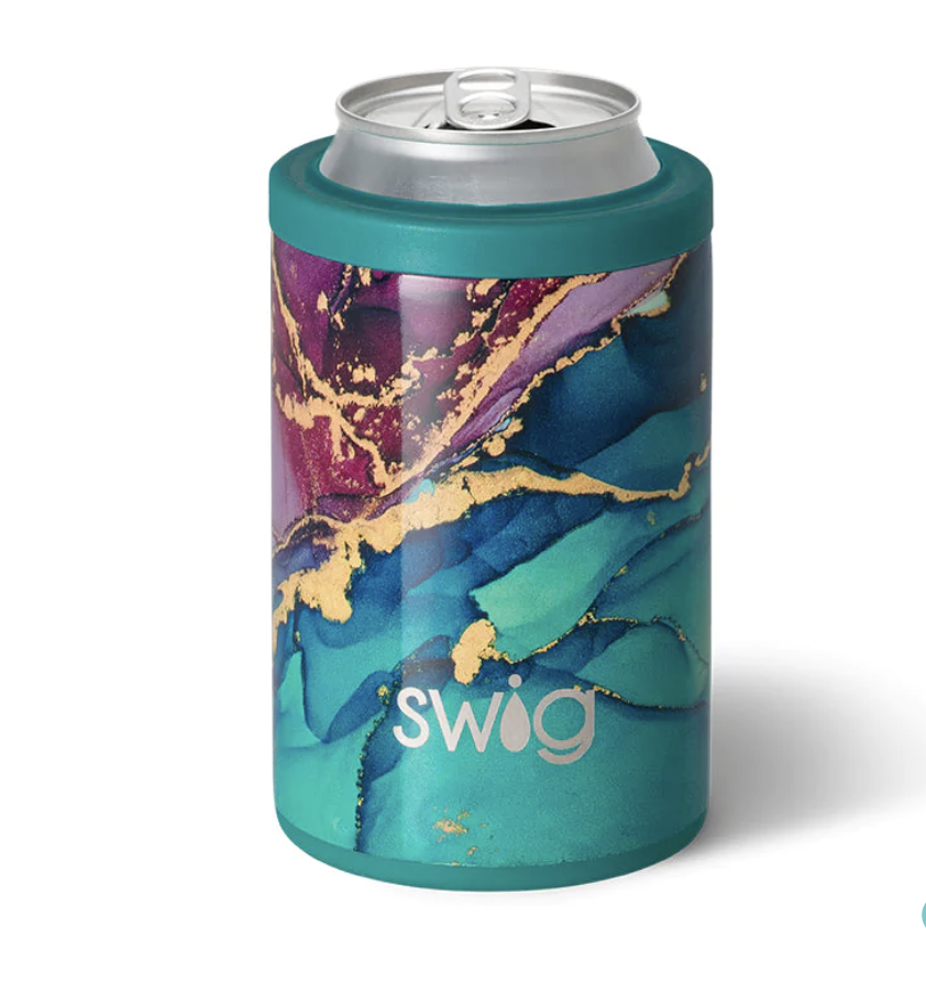 SWIG {GEMSTONE} Skinny Insulated Stainless Steel Can Cooler (12 oz.)