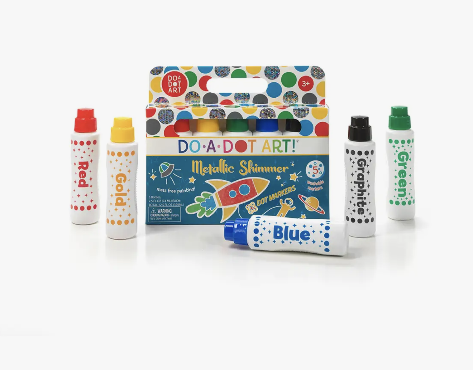 Do-A-Dot Art Markers, Fruit Scented, 6 colors