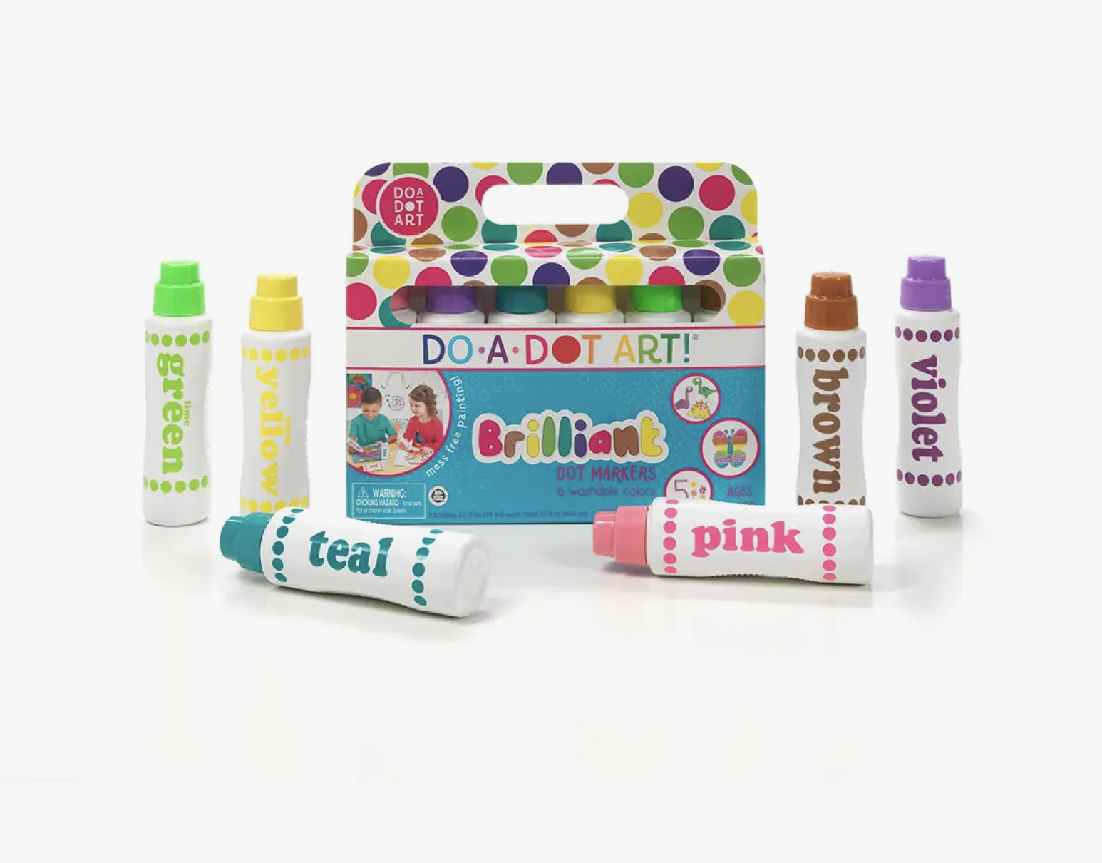 Do A Dot Art Kids Washable Dot Art Markers - New Metallic Shimmer