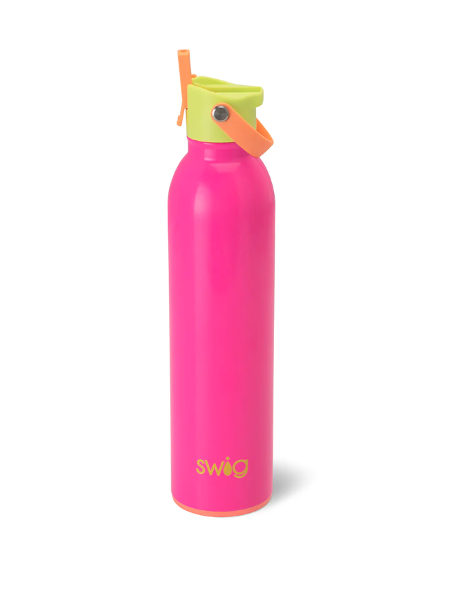 Swig 20oz Flip & Sip Bottle Luxy Leopard