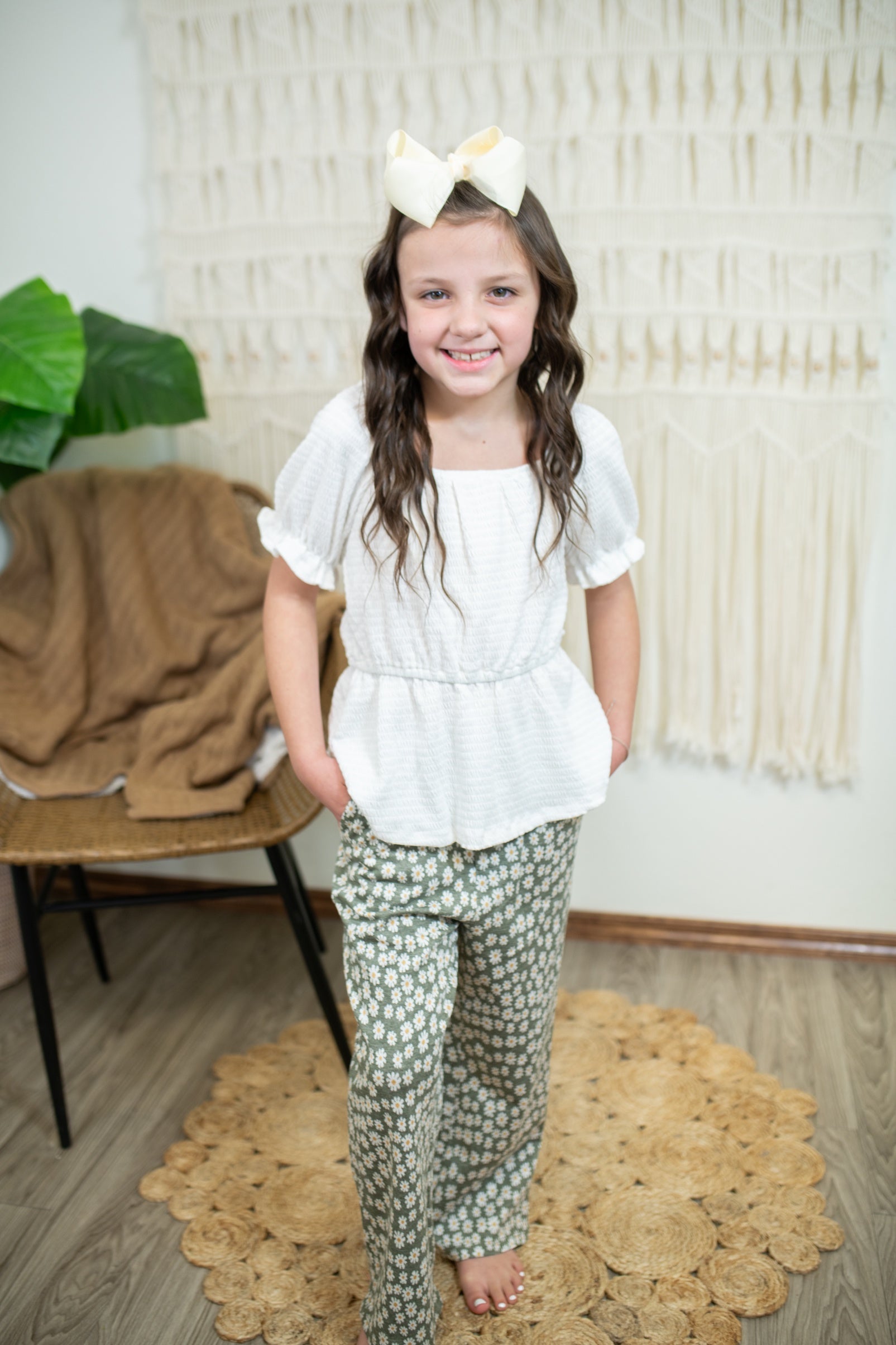 Winter Wonderland  Girl's Plush PJ Pants - The Burlap Buffalo