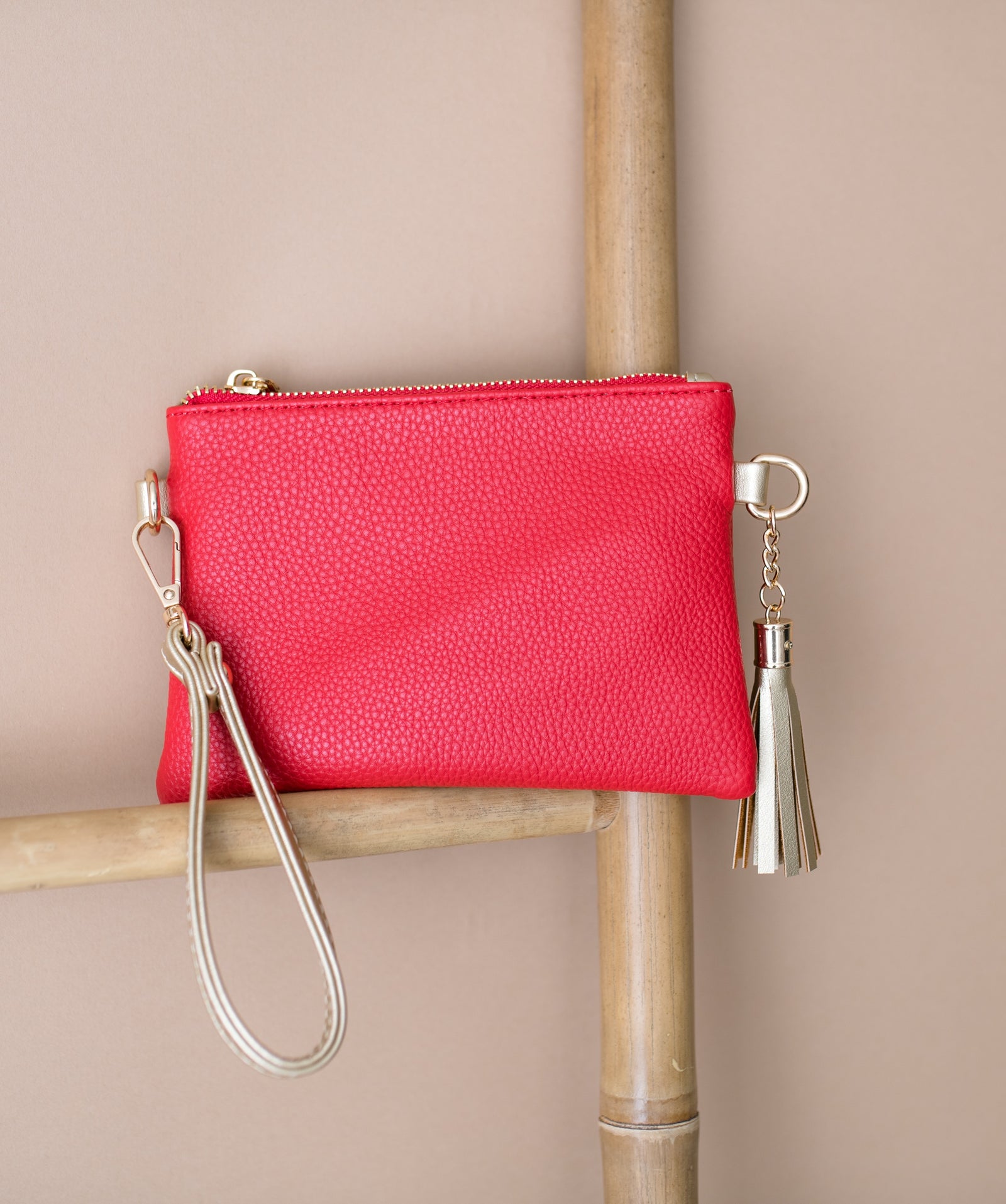 Stadium Sightseer Clear Crossbody- Red - The Burlap Buffalo