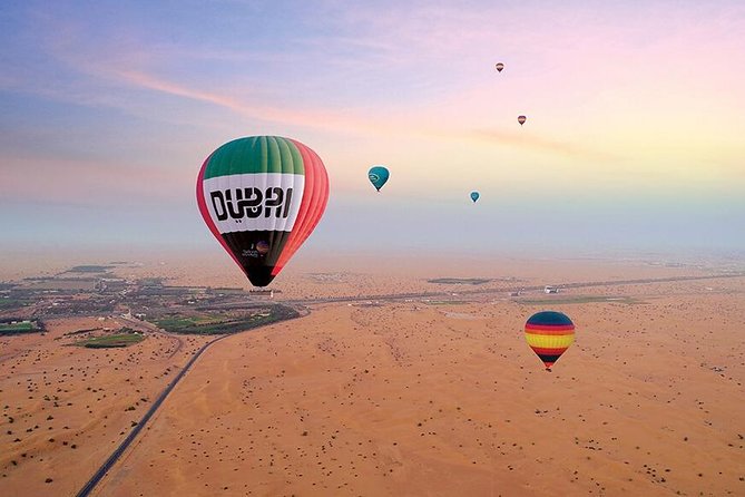 Hot Air Balloon Flight Over the Desert