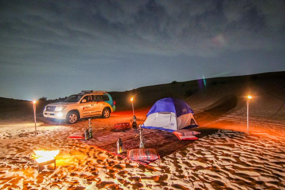 Night Desert Tent Stay with Safari, Dune Bashing, BBQ & Breakfast