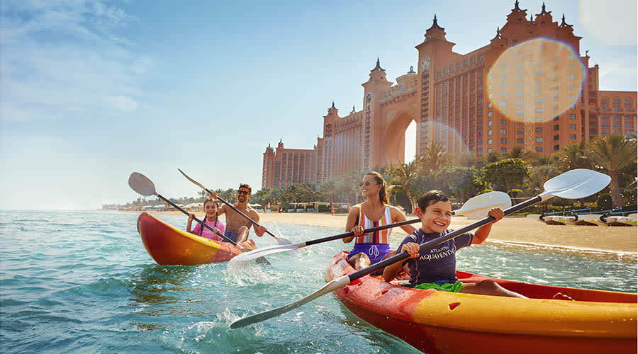 Solo Kayaking Around Palm Jumeirah