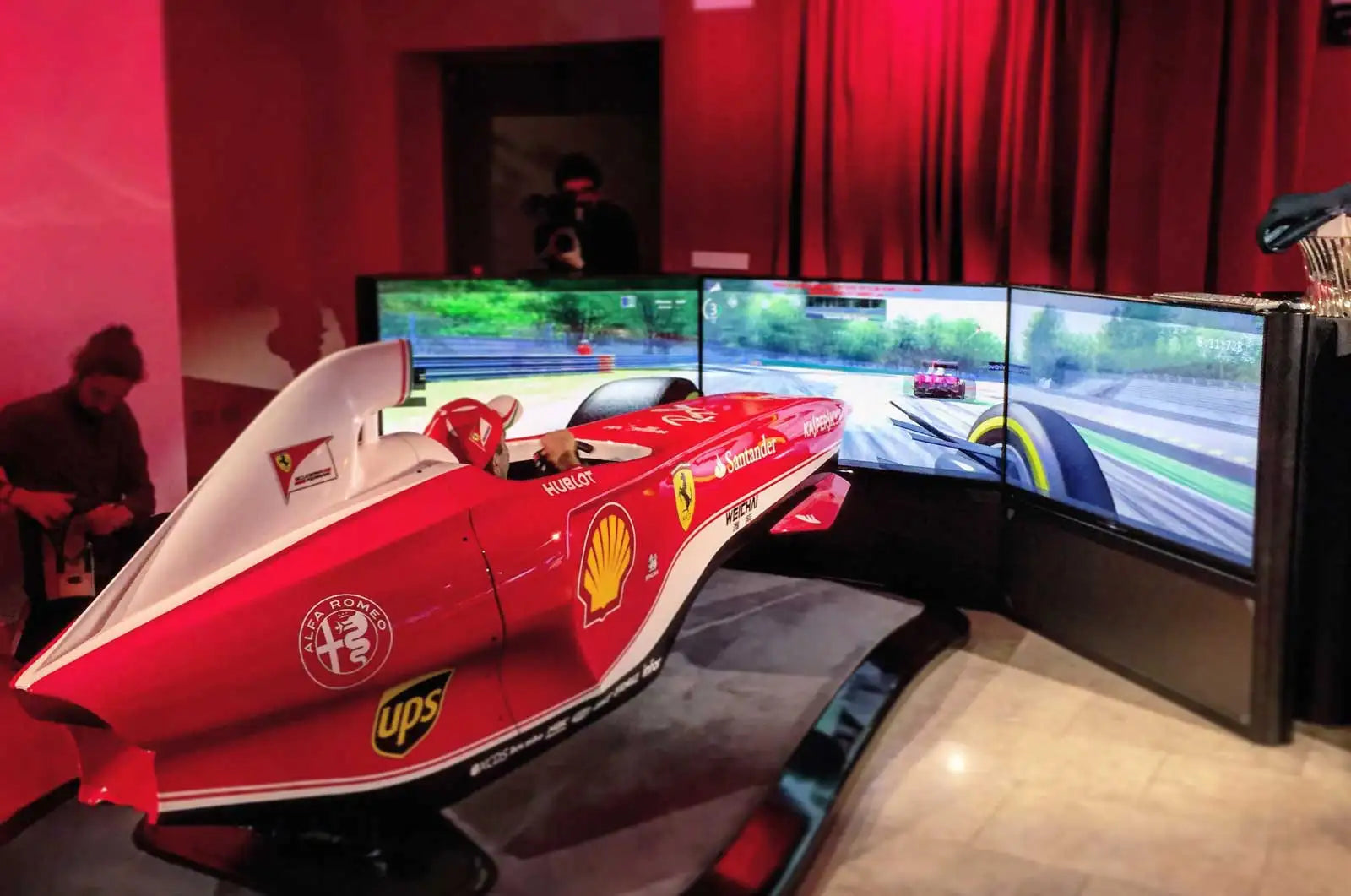 ferrari world f1 simulator