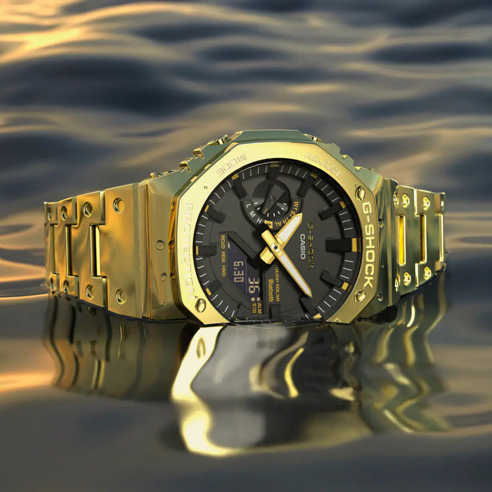G-SHOCK ジーショック 腕時計 フルメタルデジアナ ソーラーモバイルリンク GM-B2100GD-9AJF ウォッチ 国内正規品 –  宝飾品・時計の太陽堂