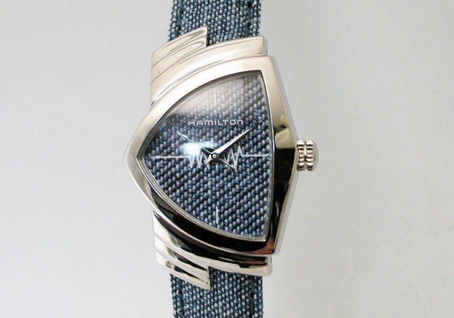 HAMILTON ハミルトン 腕時計 Ventura Classic Quartz ベンチュラ デニムデザインクォーツ H24211941  国内正規品レディース