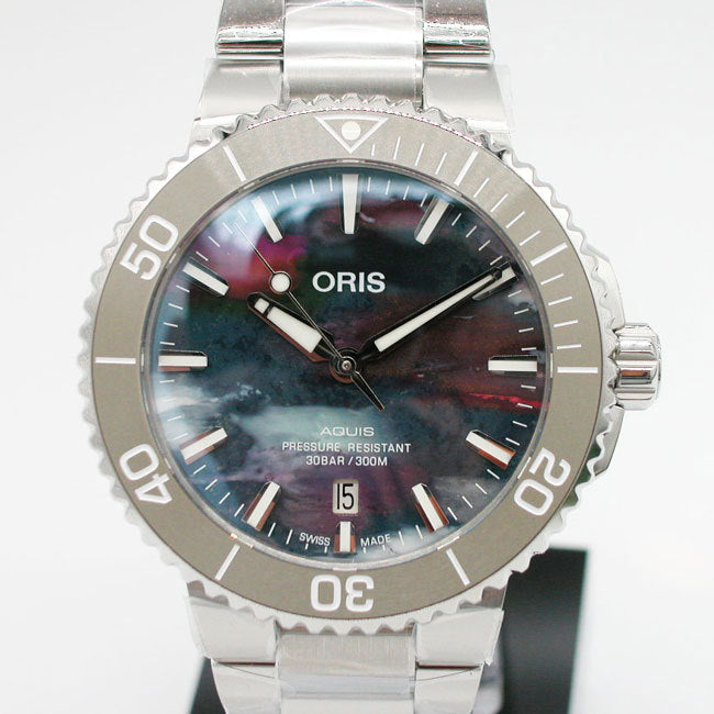 オリス ORIS 腕時計 アクイス デイト アップサイクル 41.5mm 自動 
