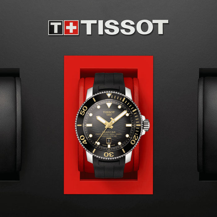 TISSOT(ティソ)Seastar 2000 (シースター2000) プロフェッショナル 腕時計 T120.607.17.441.01