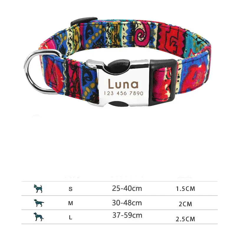 Personalized dog collar