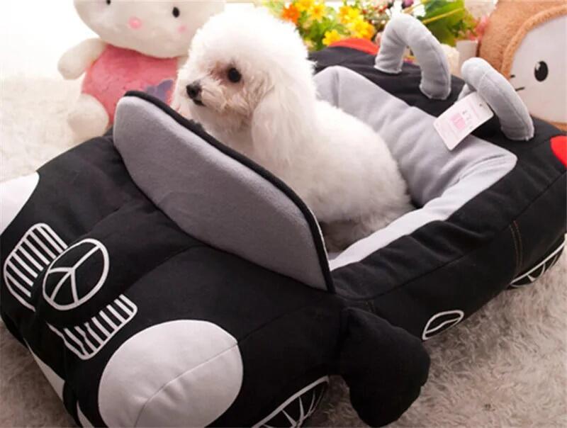 Cool Puppy Cat Dog Bed House Luxury Car Pet Beds - Happy Pets