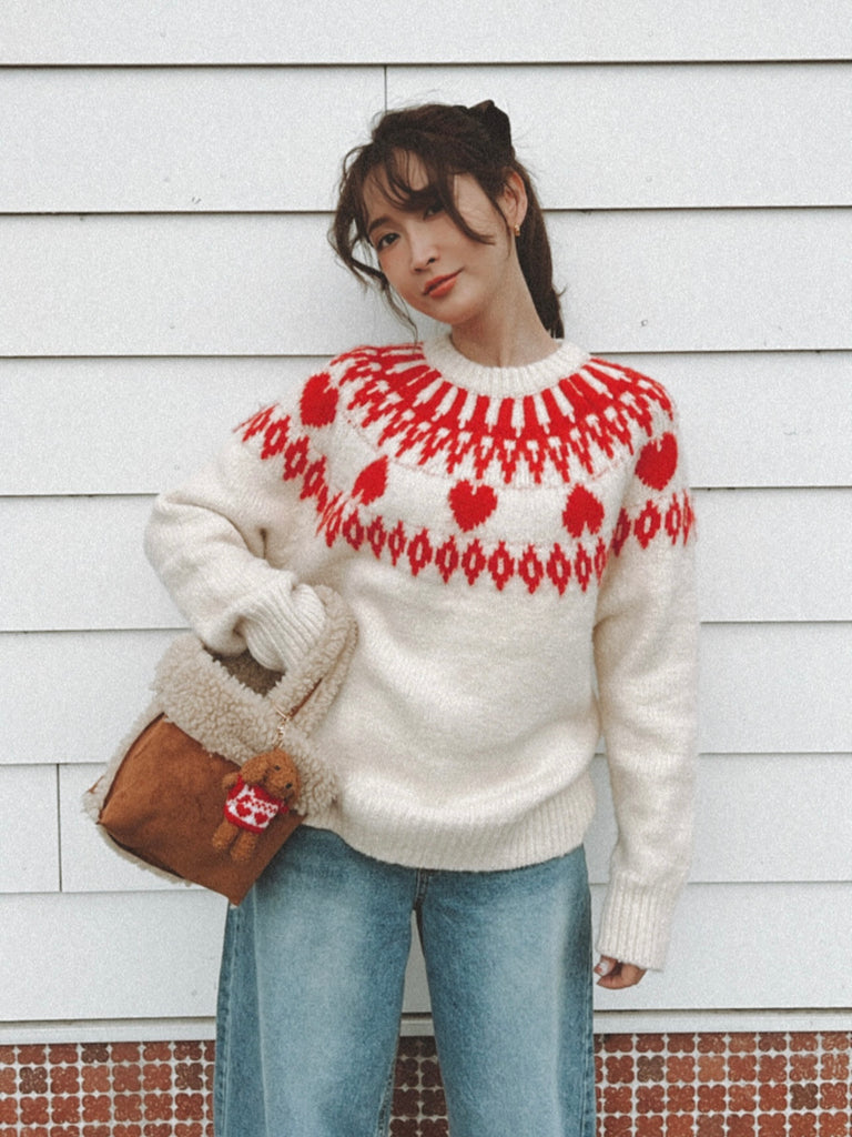 Larami's Nordic Heart Knit – ALLISON BROWN