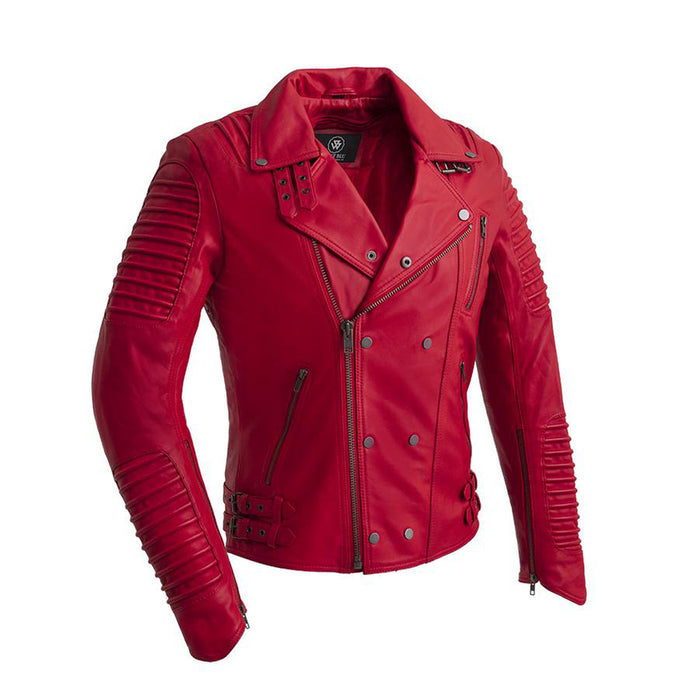 Brooklyn - Men\'s Fashion Lambskin Leather Jacket (Oxblood) – Bikers Gear  Online