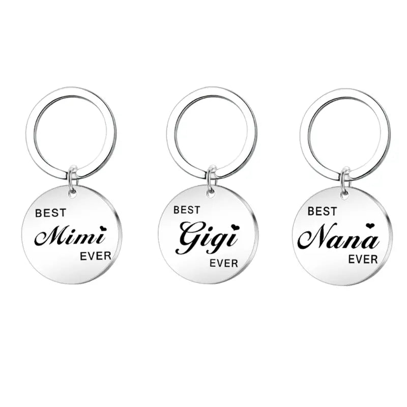 Keyring, Nana, Gigi, or Mimi
