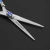 silver hair cutting scissors blades
