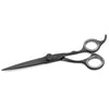 razor scissor with semi offset hand and crystal finger rings
