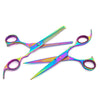 fixed finger rest hair cutting and hair thinning scissor