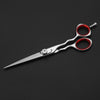 Precision professional scissors against sleek black background