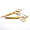 rose gold haircut scissor and thinner