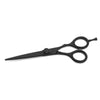 professional salon scissor black color with removable finger rest and tension screw