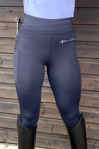 Ridetex Riding Tights with Silicone Knee Patches and Non Slip